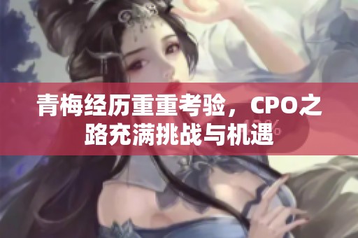 青梅经历重重考验，CPO之路充满挑战与机遇