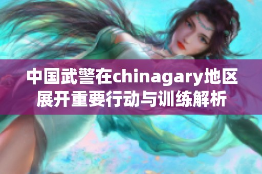 中国武警在chinagary地区展开重要行动与训练解析