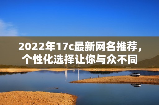 2022年17c最新网名推荐，个性化选择让你与众不同