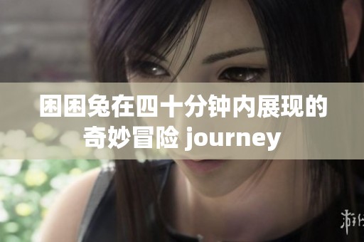 困困兔在四十分钟内展现的奇妙冒险 journey