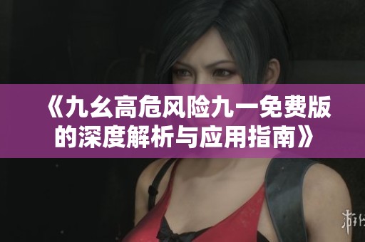 《九幺高危风险九一免费版的深度解析与应用指南》