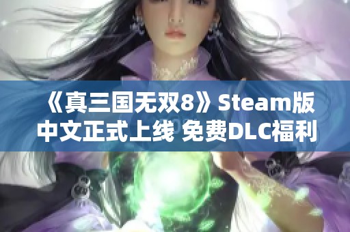 《真三国无双8》Steam版中文正式上线 免费DLC福利来袭！