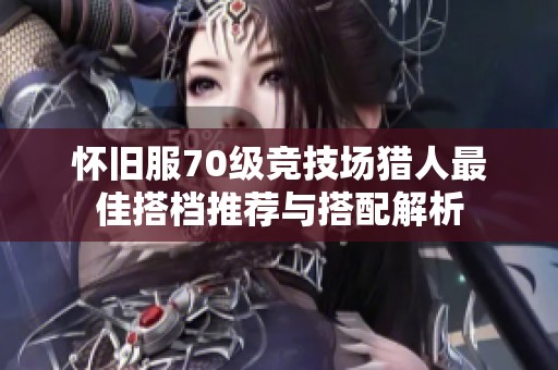 怀旧服70级竞技场猎人最佳搭档推荐与搭配解析