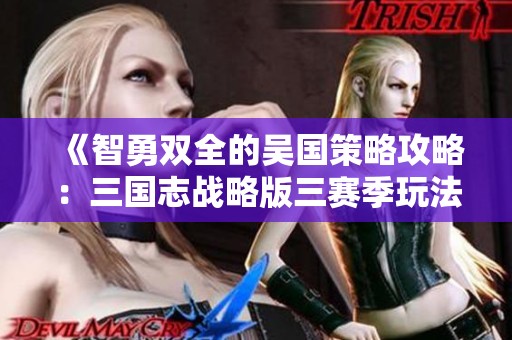 《智勇双全的吴国策略攻略：三国志战略版三赛季玩法解析》