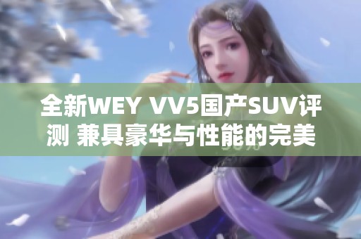 全新WEY VV5国产SUV评测 兼具豪华与性能的完美之选