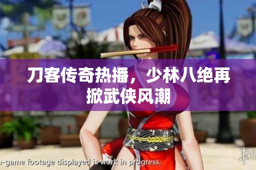 刀客传奇热播，少林八绝再掀武侠风潮