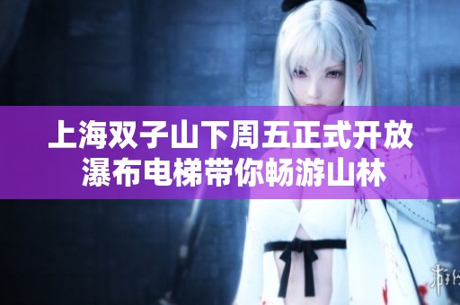 上海双子山下周五正式开放 瀑布电梯带你畅游山林