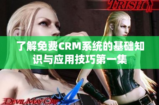 了解免费CRM系统的基础知识与应用技巧第一集