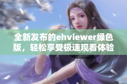 全新发布的ehviewer绿色版，轻松享受极速观看体验