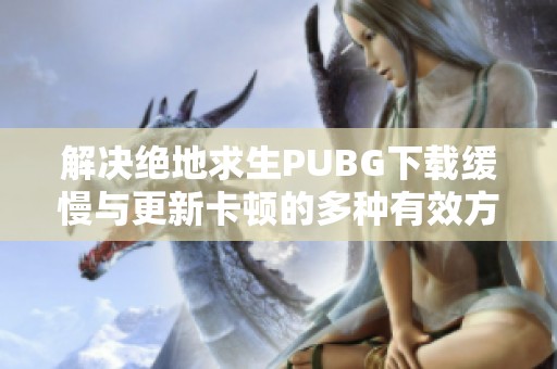 解决绝地求生PUBG下载缓慢与更新卡顿的多种有效方法