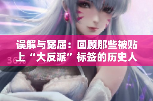 误解与冤屈：回顾那些被贴上“大反派”标签的历史人物