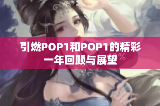 引燃POP1和POP1的精彩一年回顾与展望