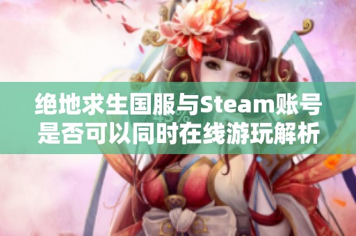 绝地求生国服与Steam账号是否可以同时在线游玩解析