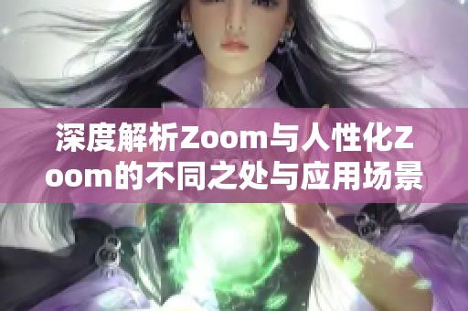 深度解析Zoom与人性化Zoom的不同之处与应用场景