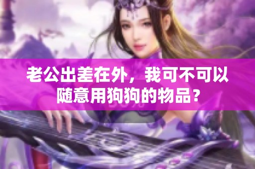 老公出差在外，我可不可以随意用狗狗的物品？