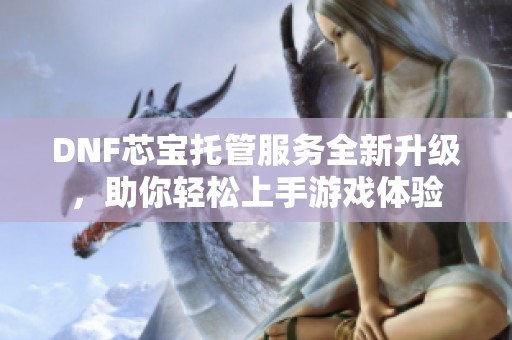 DNF芯宝托管服务全新升级，助你轻松上手游戏体验