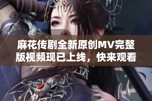 麻花传剧全新原创MV完整版视频现已上线，快来观看吧